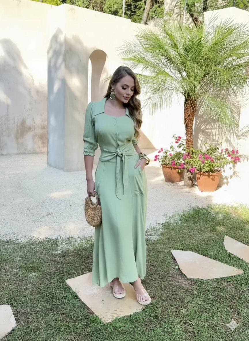 Conjunto Viscose Rayon Twill Modelagem Perfeita