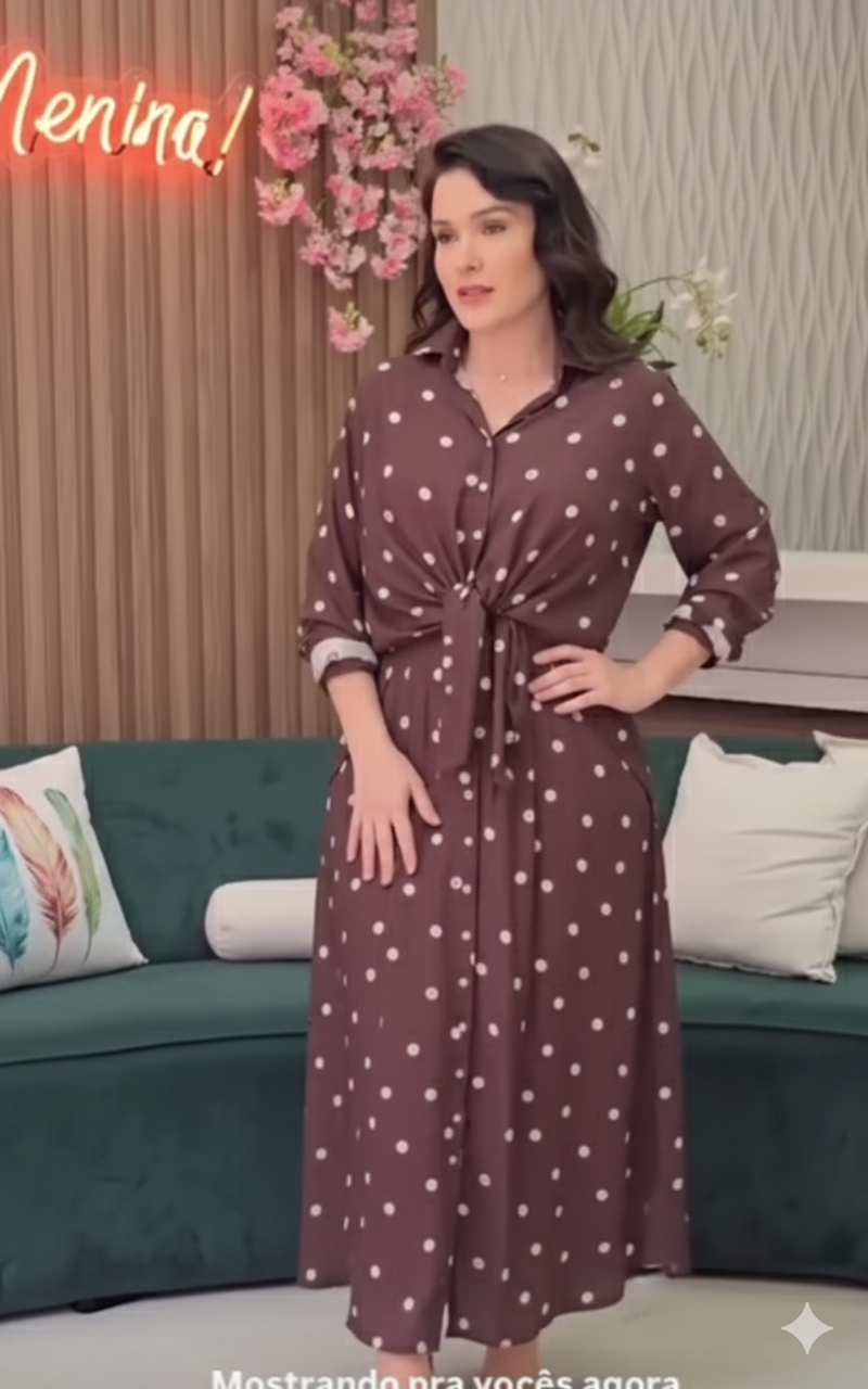 Conjunto Feminino em Viscose Estampa Digital